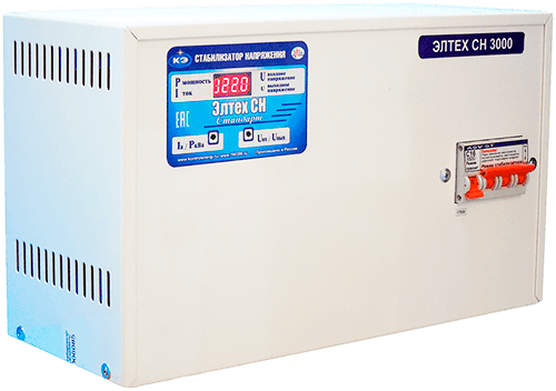 Стабилизатор ЭЛТЕХ СН 3000 стандарт в Старом Осколе